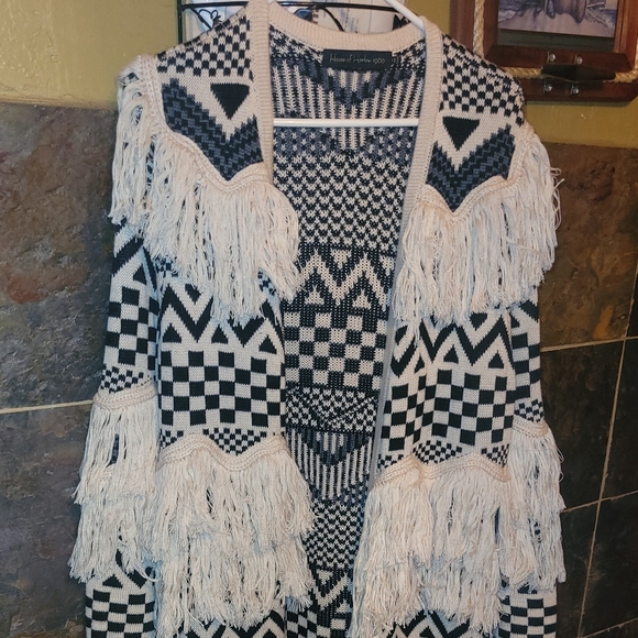 House of Harlow 1960 Sweaters - House of Harlow 1960 Bone X Revolve Ash Duster Size Medium